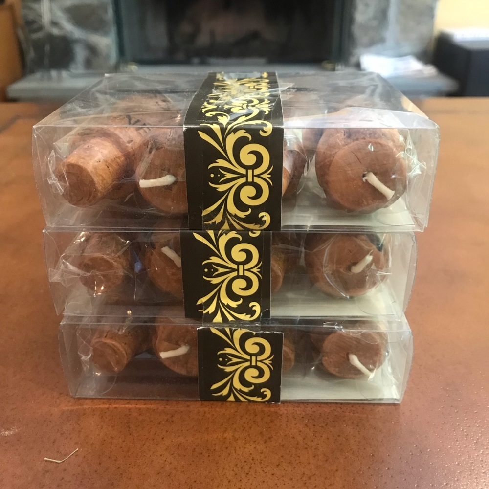 Champagne Cork Candles